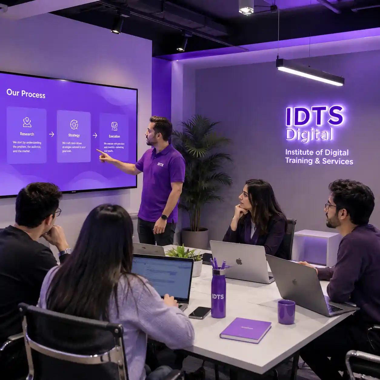 IDTS Digital team at work